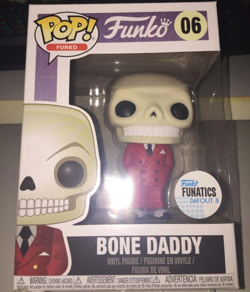 Funko Bone Daddy Glow in the Dark Computer Sitter Green Shirt