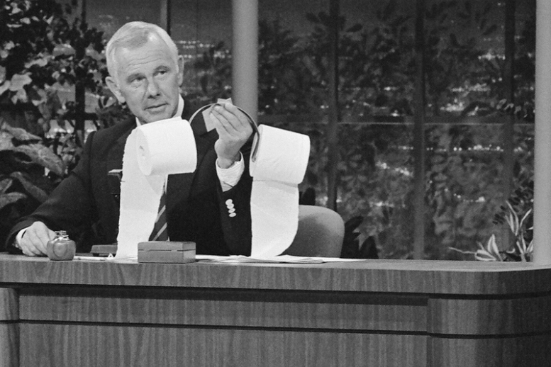 Why was discount johnny carson sued