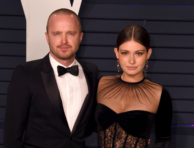 Aaron Paul and Lauren Parsekian (Film Director) | Alamy Stock Photo by Imagespace