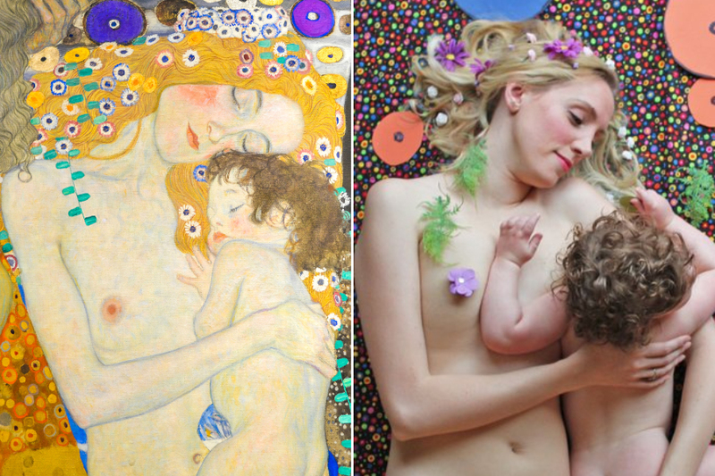 Fun Art Project | The Three Ages of Woman by Gustav Klimt/Alamy Stock Photo & Twitter/@AlwaysLayne