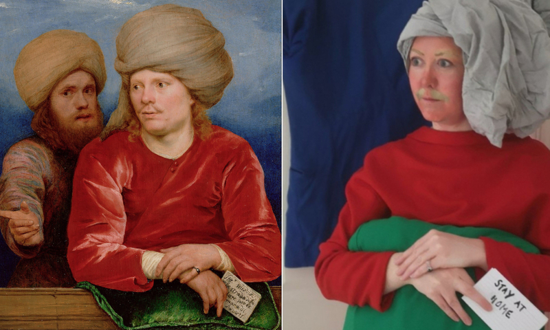 Going Viral | Michael Sweerts by Flemish/Alamy Stock Photo & Twitter/@michjordan84