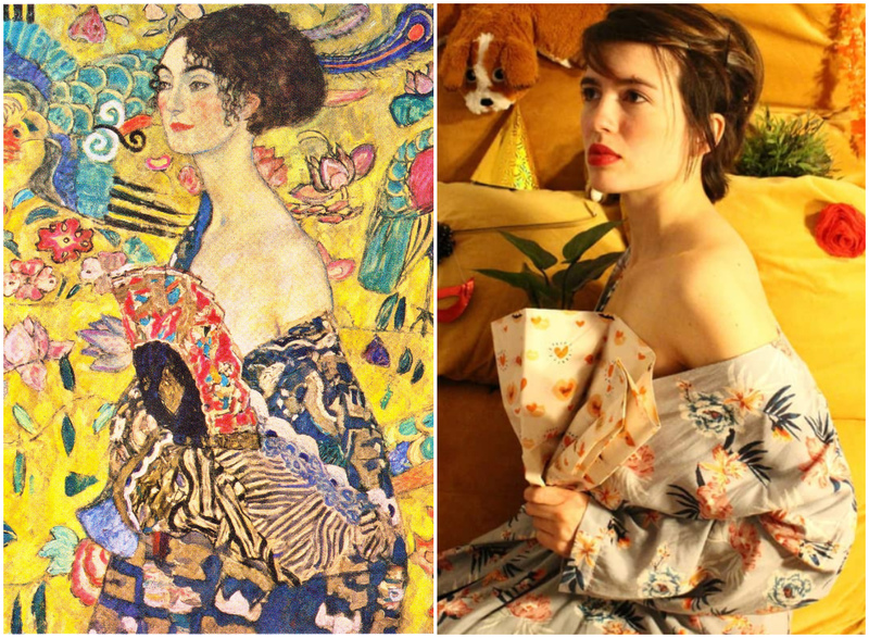 Klimt Would Be Proud | Gustav Klimt/Alamy Stock Photo & Twitter/@BetoReitenbach