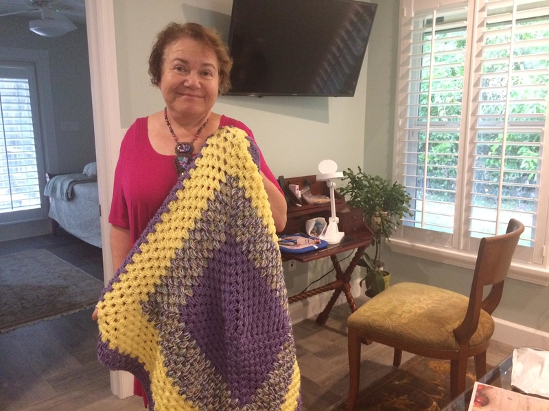 Go Back in Time With Crocheted Blankets | Alamy Stock Photo by Handout/The Palm Beach Post/ZUMA Wire/Alamy Live News/ZUMA Press Inc 