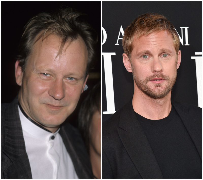 Stellan Skarsgård (42) & Alexander Skarsgård (42) | Getty Images Photo by Ron Galella, Ltd. & Stephane Cardinale - Corbis