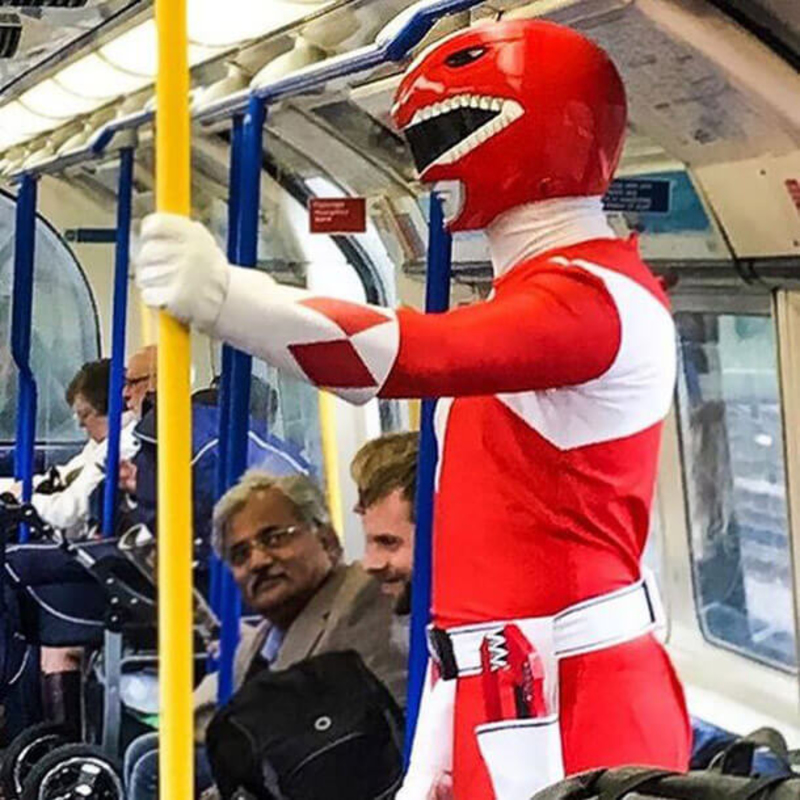 The Red Ranger | Instagram/@mattbenyo via @peopleontheunderground