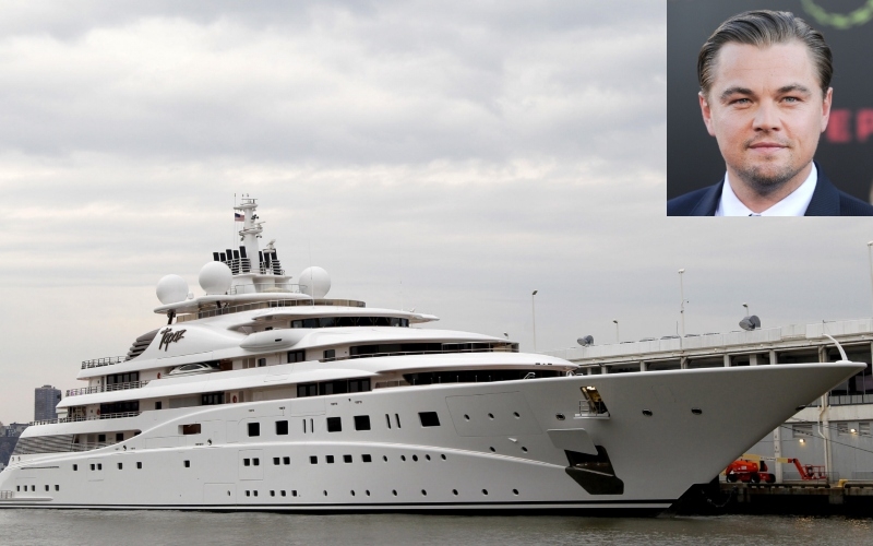 Leo’s Yacht of Choice: The Topaz | Alamy Stock Photo by UPI/John Angelillo & Sydney Alford 