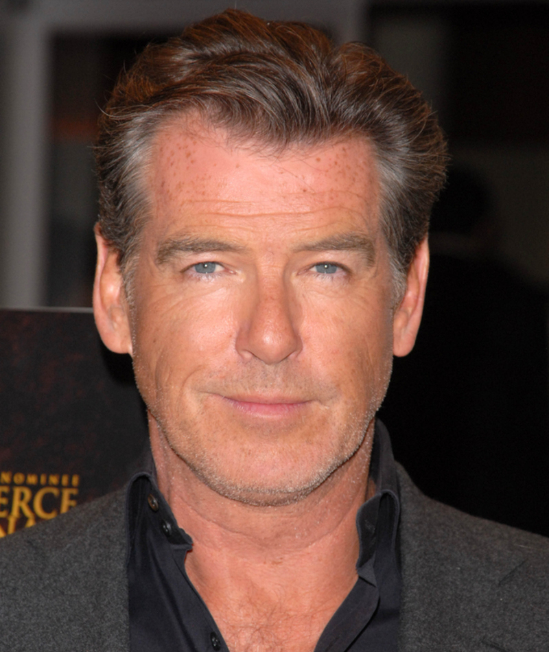 Pierce Brosnan Pushed James Corden | Shutterstock