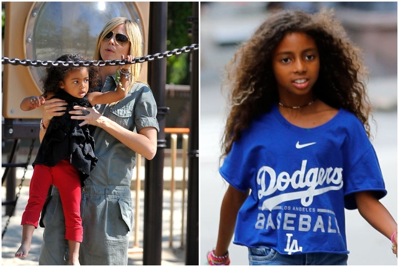 Heidi Klum’s and Seal’s daughter: Lou Sulola Samuel | Alamy Stock Photo by WENN Rights Ltd & Getty Images Photo by Jackson Lee/GC Images