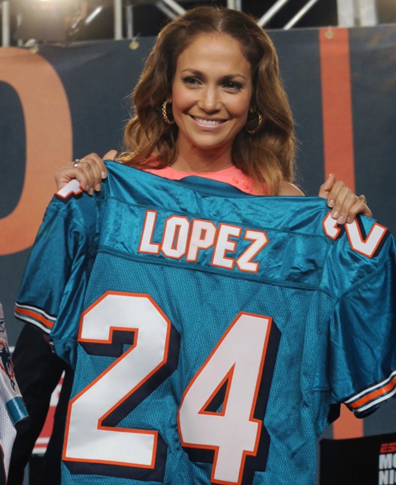 Miami Dolphins: Jennifer Lopez | Alamy Stock Photo