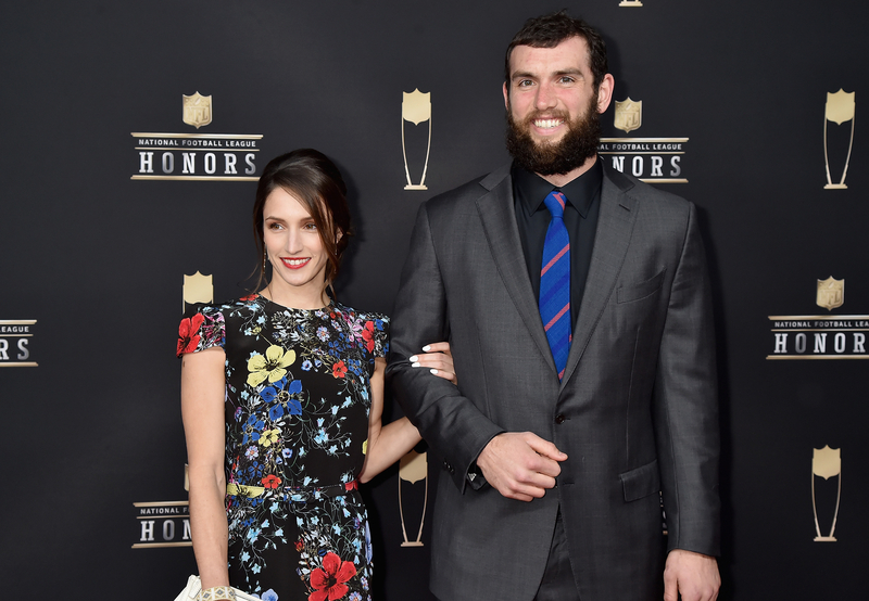 Andrew Luck & Nicole Pechanec | Getty Images Photo by Jeff Kravitz/FilmMagic