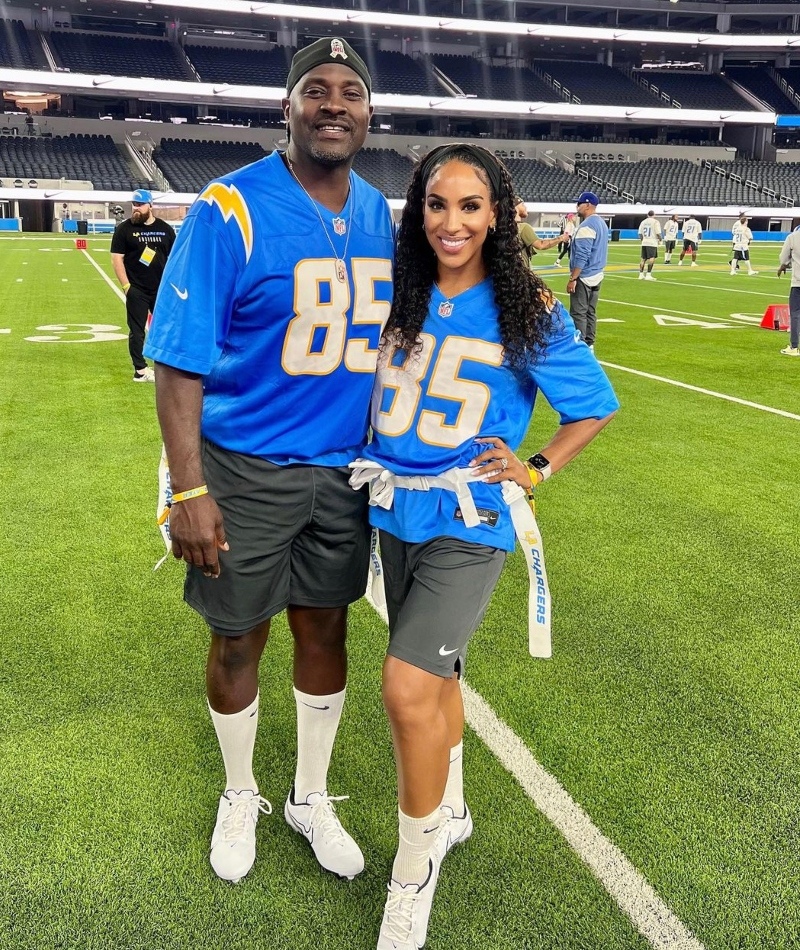 Marcellus Wiley & Annemarie Wiley - More Celebrity NFL Wives and ...