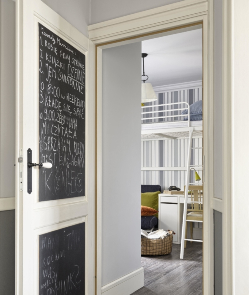 Chalkboard Door | Alamy Stock Photo