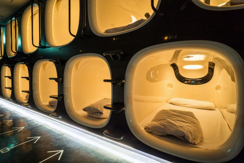 Capsule Hotels | Mr.James Kelley/Shutterstock 