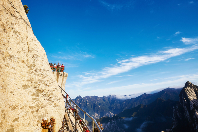 Plank Road in the Sky, China | Alamy Stock Photo by Maciej Bledowski 