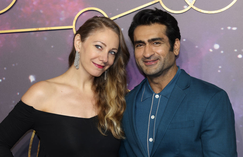 Kumail Nanjiani and Emily Gordon | Getty Images Photo by Tim P. Whitby