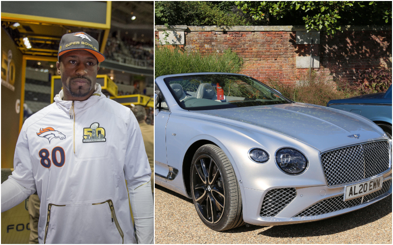 Vernon Davis – Bentley Continental GT Convertible, Estimated $200K | Alamy Stock Photo by Jose Luis Villegas/Sacramento Bee/ZUMA Wire/Alamy Live News & Ian Bottle