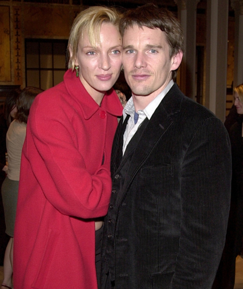 Ethan Hawke and Uma Thurman | Getty Images/Photo by Djamilla Rosa Cochran/WireImage