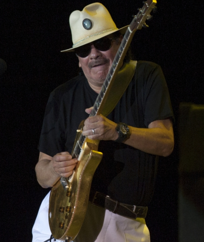 Carlos Santana | Getty Images Photo by JORGE GUERRERO/AFP