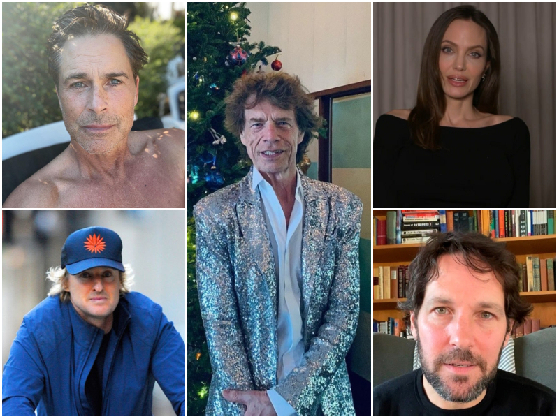 What Is Their Secret? Celebrities Who Defy the Aging Clock | Instagram/@roblowe & @mickjagger & @angelinajolie & Getty Images Photo by Robert Kamau/GC Images & NBC