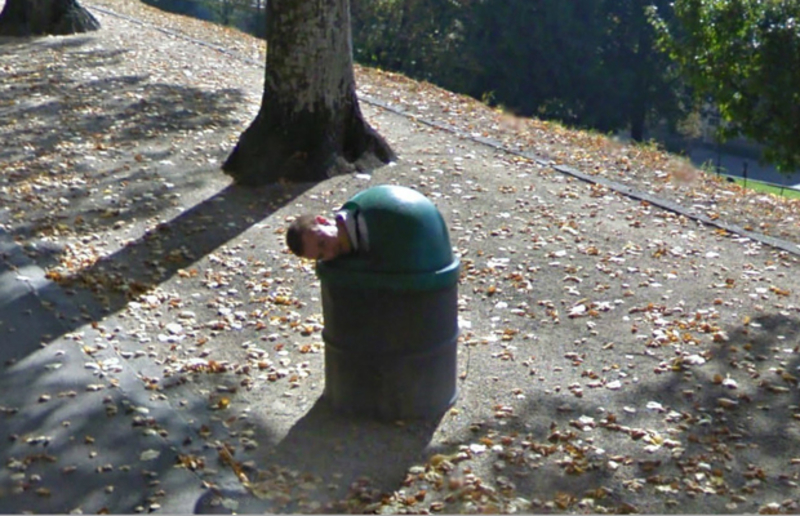 Feeling Like Garbage | Imgur.com/uWbMzSR via Google Street View