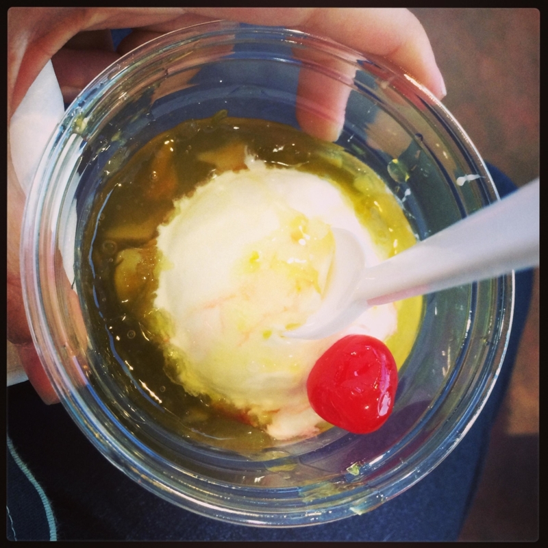 New Mexico -- Green Chile Sundae | Reddit.com/Beesquared22