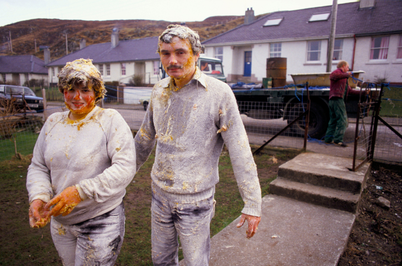 Scottish Bride Blackening | Alamy Stock Photo