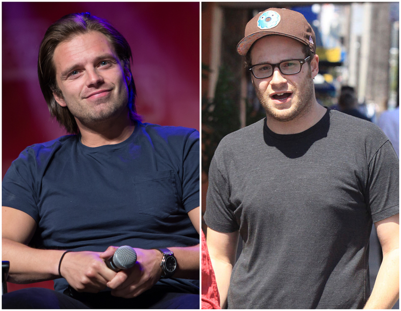 Sebastian Stan y Seth Rogen- 1982 | Shutterstock/Getty Images Photo by David Aguilera