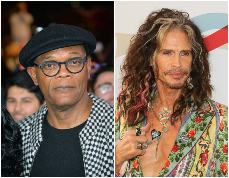 Samuel L. Jackson y Steven Tyler-1948 | Shutterstock/Getty Images Photo by Jean Baptiste Lacroix