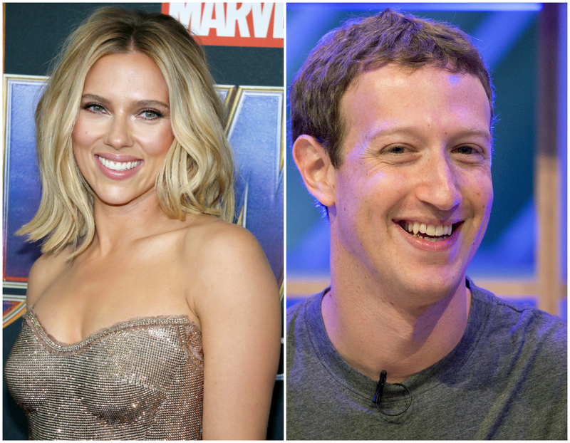 Scarlett Johansson y Mark Zuckerberg-1984 | Shutterstock/Alamy Stock Photo