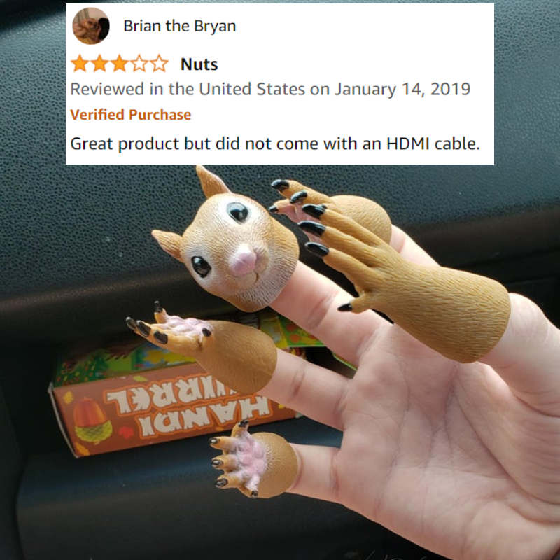 Archie McPhee Handi Squirrel | Reddit.com/TheLaugher40