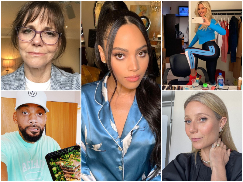 ¿Cuál es su secreto? Famosos que desafían a la edad | Instagram/@thesallyfield & @biancajasminelawson & @christiebrinkley & @willsmith & @gwynethpaltrow