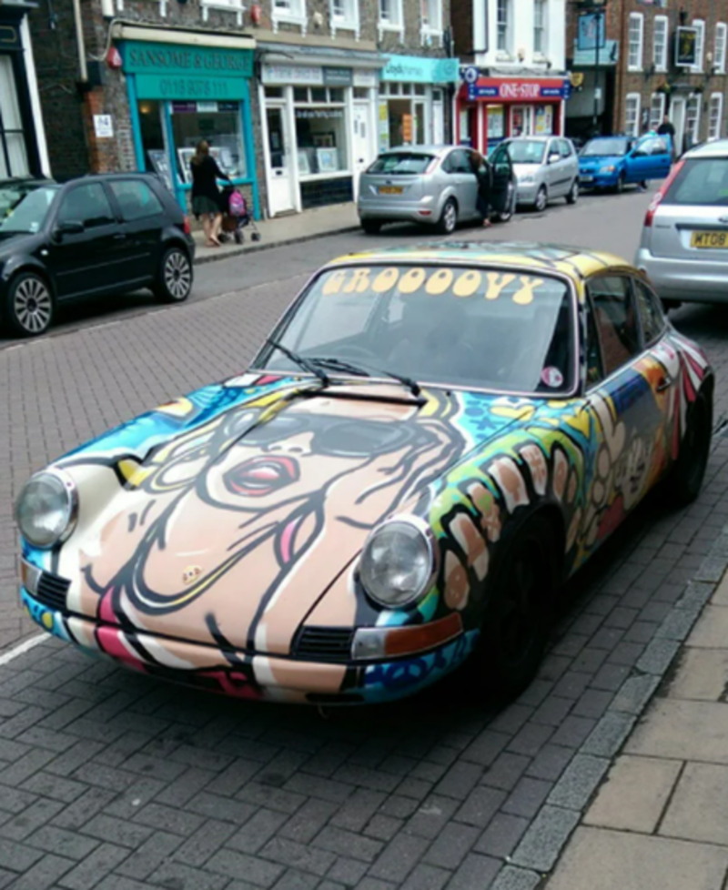 Pop-Art Porsche | Reddit.com/u/xDMR