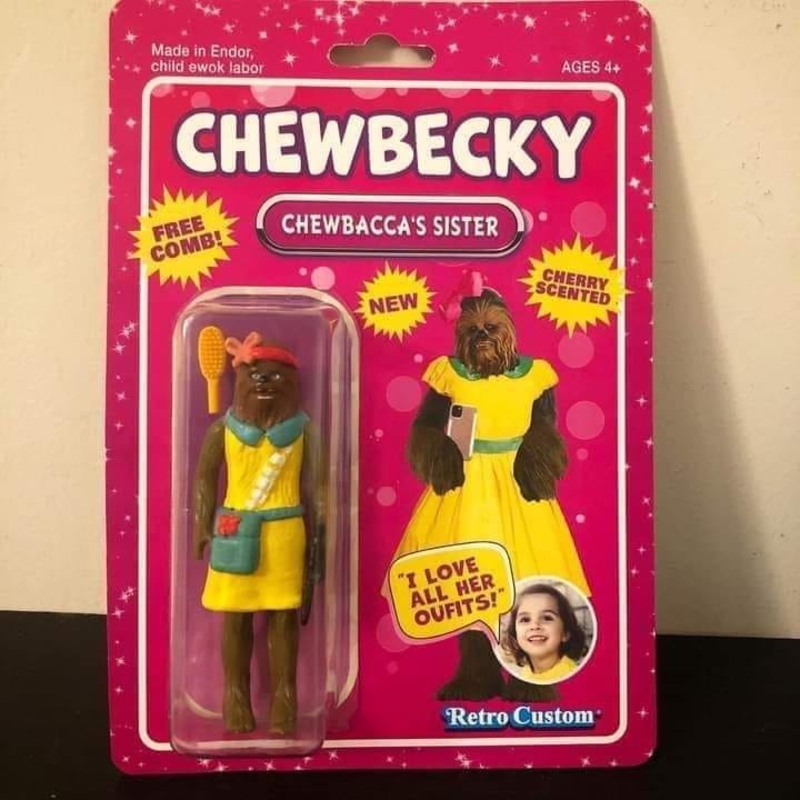 Chewbecky? | Reddit.com/andytdesigns1