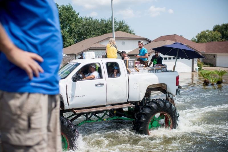 A Monster Truck Rescue Team | Getty Images Photo by AFP Contributor