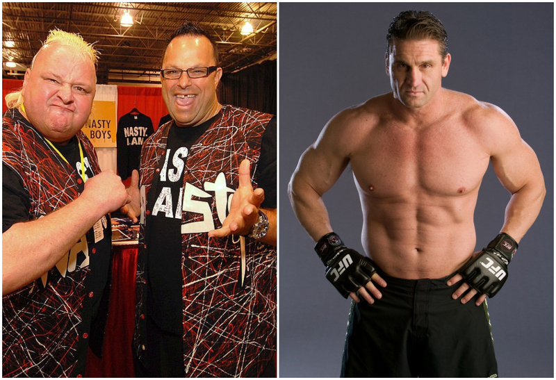 The Nasty Boys vs. Ken Shamrock | Getty Images Photo by Paul Warner & Josh Hedges/Zuffa LLC