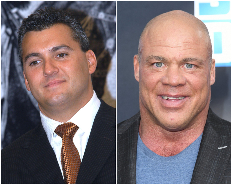 Shane McMahon vs. Kurt Angle | Alamy Stock Photo by Â Jeff Klein-KPA/ZUMA Press & Birdie Thompson/AdMedia via ZUMA Wire