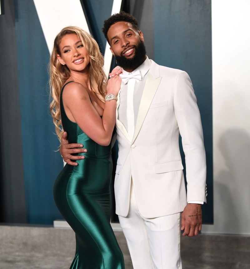 Odell Beckham Jr. und Lauren Wood | Getty Images Photo by Karwai Tang