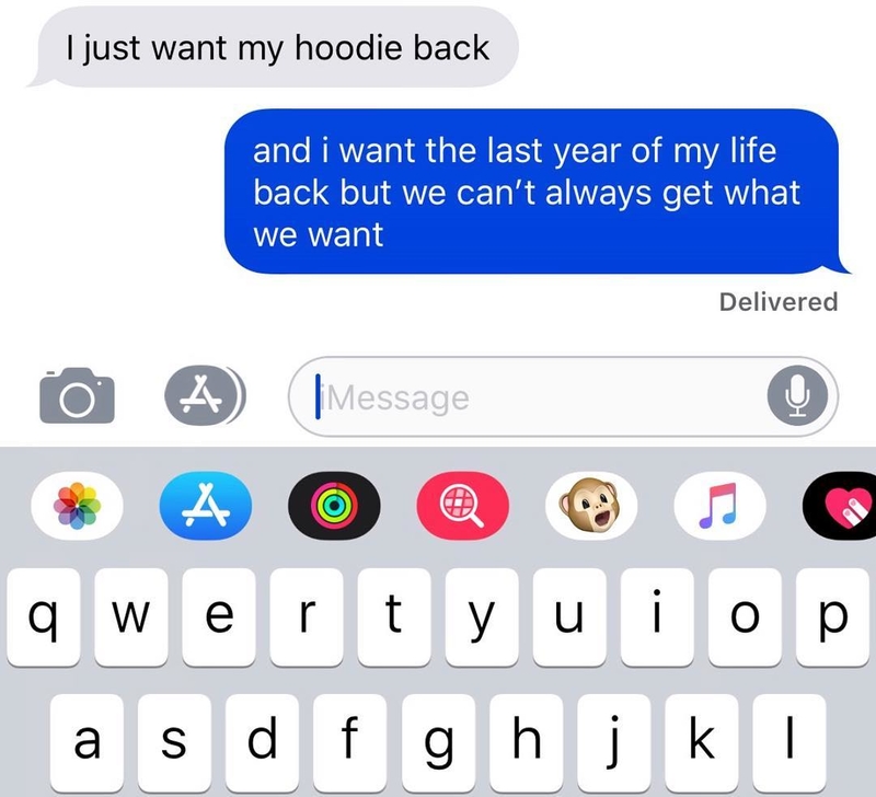 Hoodwinked | Instagram/@textsfromyourex