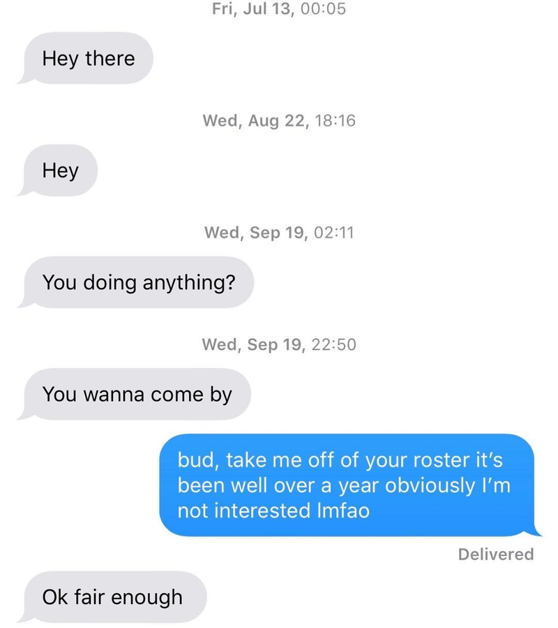 Find Someone Else to Bother | Instagram/@textsfromyourex