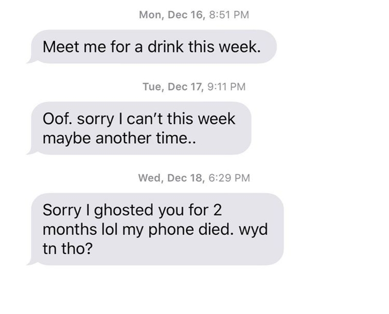 Wait … What? | Instagram/@textsfromyourex