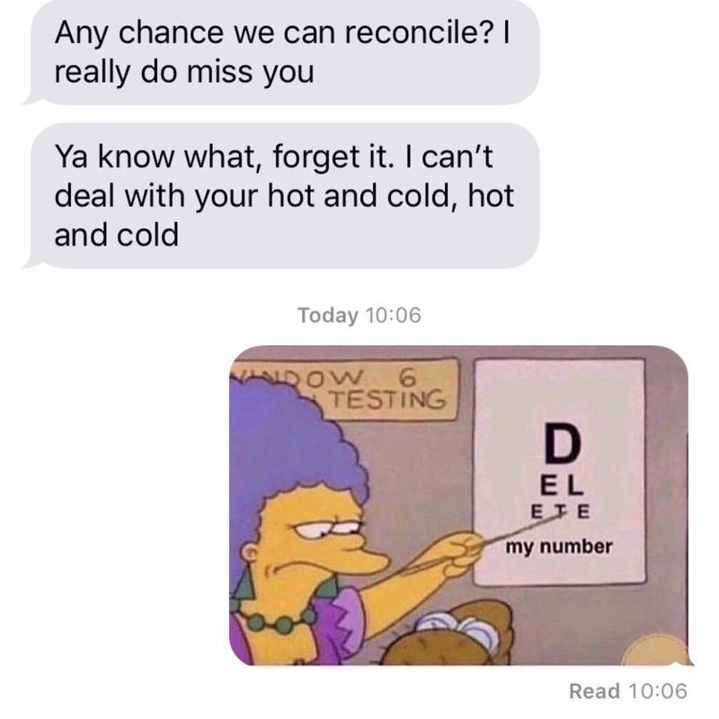 Hot and Cold | Instagram/@textsfromyourex