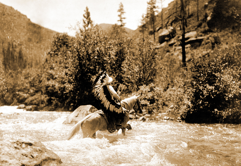 Bullchief Crossing Shallow Rapids | Alamy Stock Photo by Hum Images