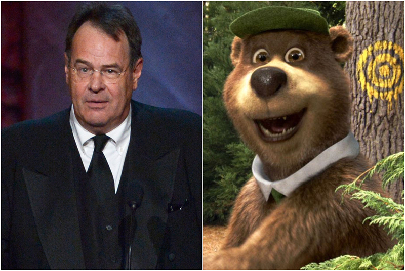 Dan Aykroyd — Yogi Bear | Getty Images Photo by Lester Cohen/WireImage & Alamy Stock Photo