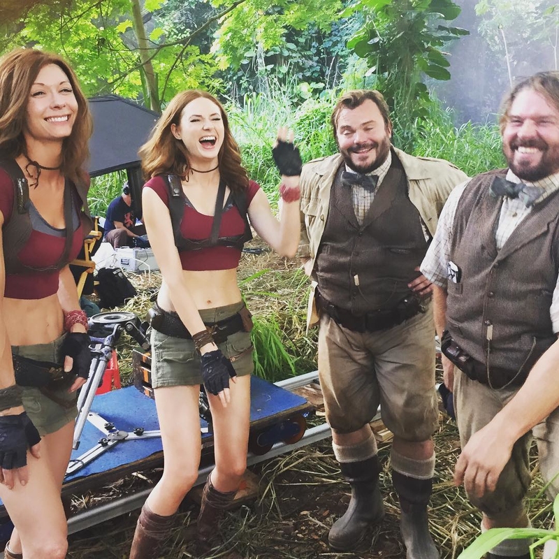 Jack Black y Karen Gillan | Instagram/@jahnelly