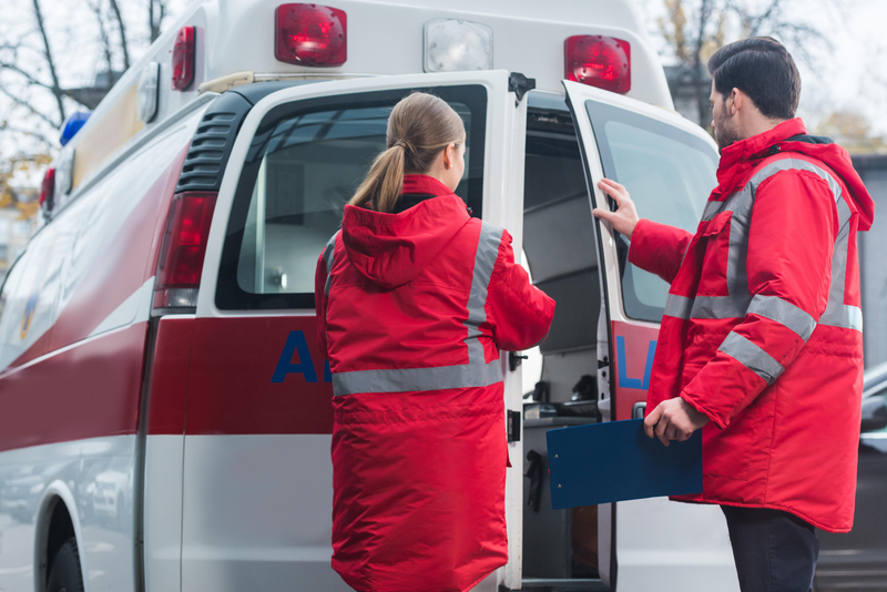 Le départ de l’hôpital | Alamy Stock Photo