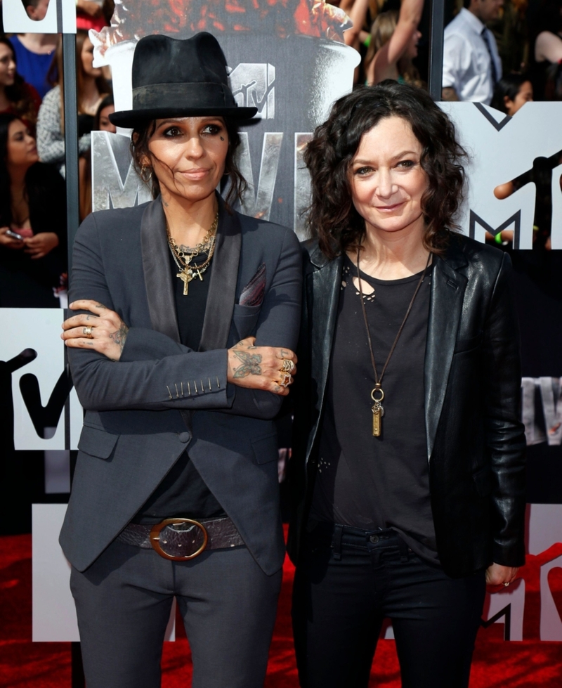 Sara Gilbert und Linda Perry | Alamy Stock Photo