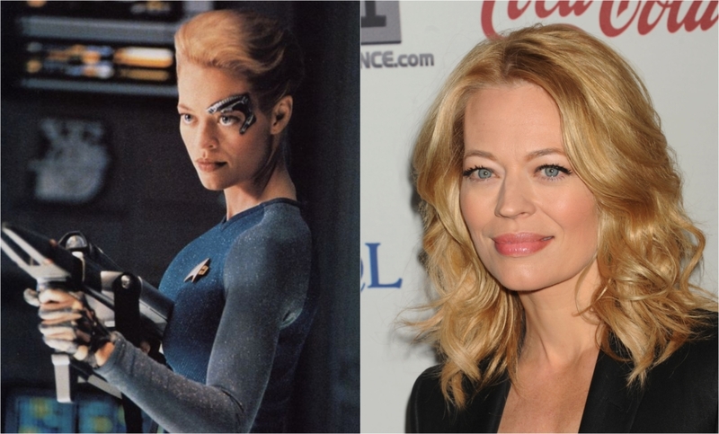 Jeri Ryan als Seven of Nine | MovieStillsDB Photo by murraymomo/production studio & Alamy Stock Photo by Pictorial Press Ltd 