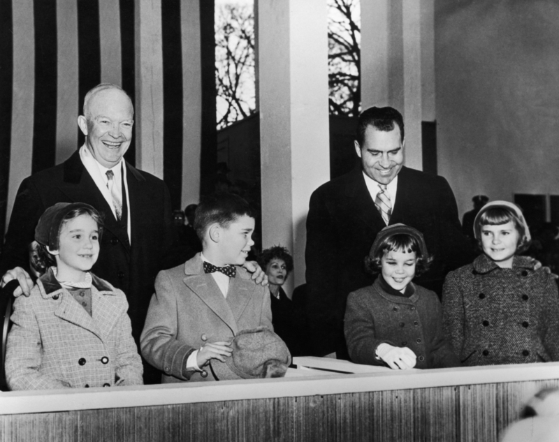 The Whole Family Attends The Inauguration | Alamy Stock Photo by Granger, NYC/Historical Picture Archive