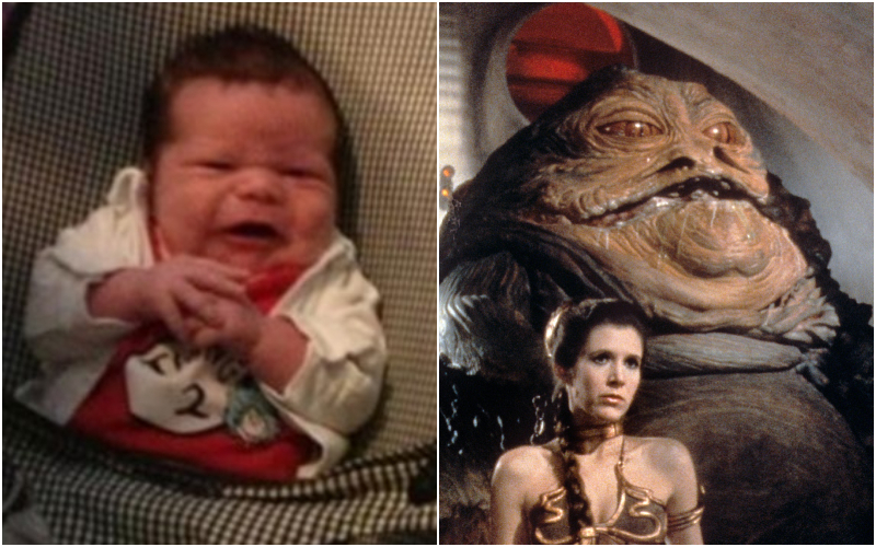 Baby Jabba | Imgur.com/PeterBalliol & Alamy Stock Photo by Courtesy Everett Collection Inc