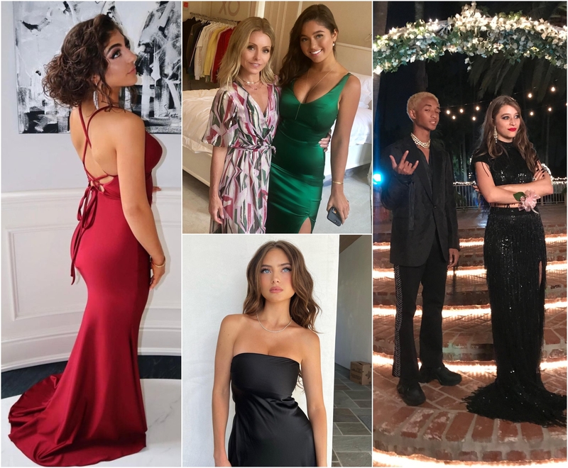 Celebrity Kids and Their Incredible Prom Looks | Instagram/@teresagiudice & @instasuelos & @leniklum & Twitter/@jaden